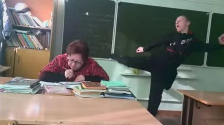У нас так в школе не шутили