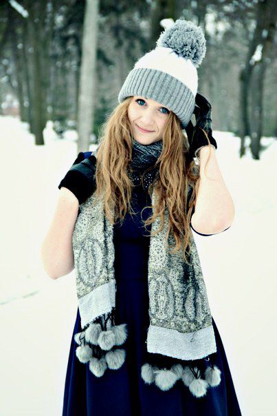 Особенно красивы девушки зимой
