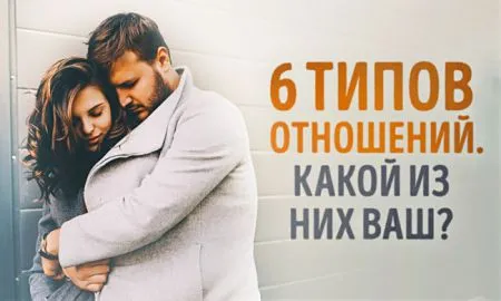 Существует всего 6 типов отношений