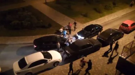 Встречный разъезд в одесском дворе