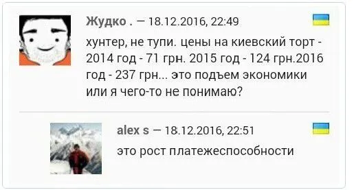 Смешные комментарии из соцсетей от 19 декабря 2016