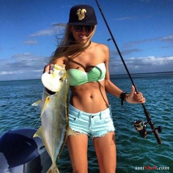 Девушки которые любят рыбалку (31 фото)