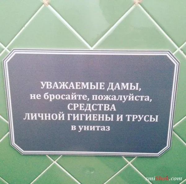 Теперь ясно почему девушки ходят в туалет толпой