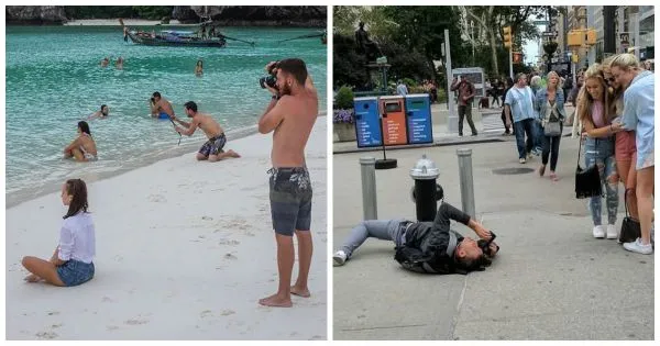 Я отдыхаю. Ты фотографируешь