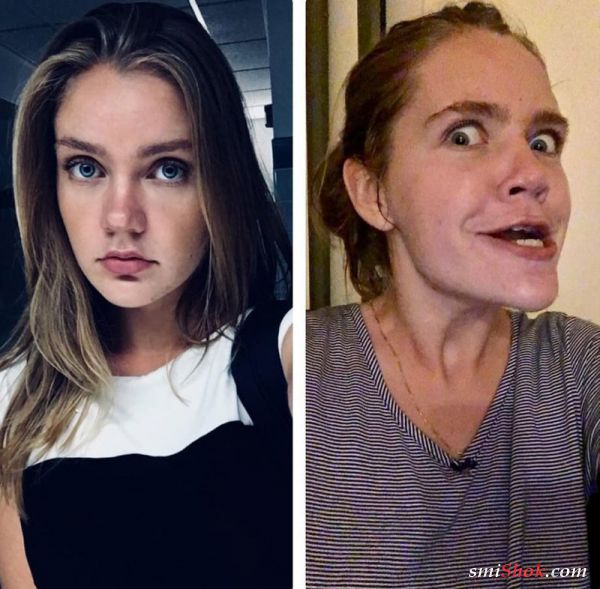 Фотографии до и после, просматривая которые сложно поверить в то, что на них одна и та же девушка