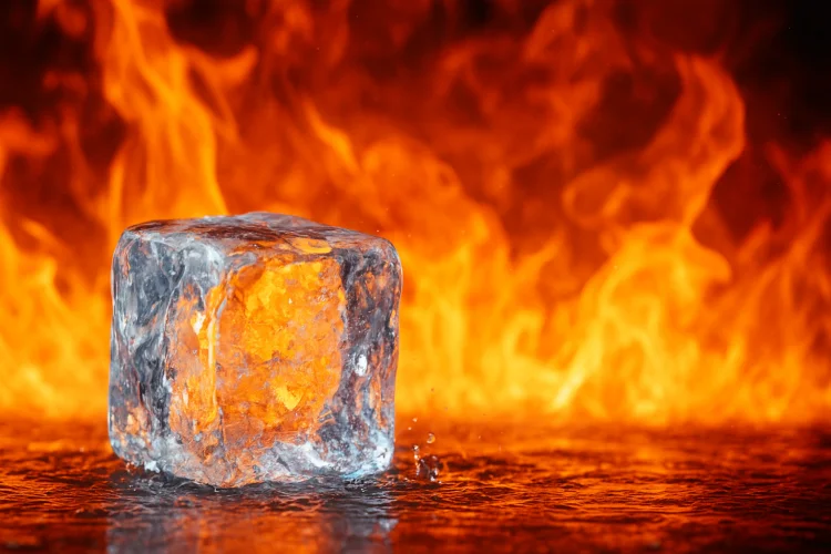 Лед почти при 2400 °C: как вода выдерживает температуру, близкую к половине солнечной